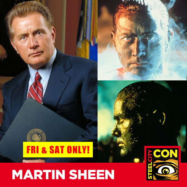 Martin Sheen Official Autograph Mail-In Service - Steel City Con August 2024