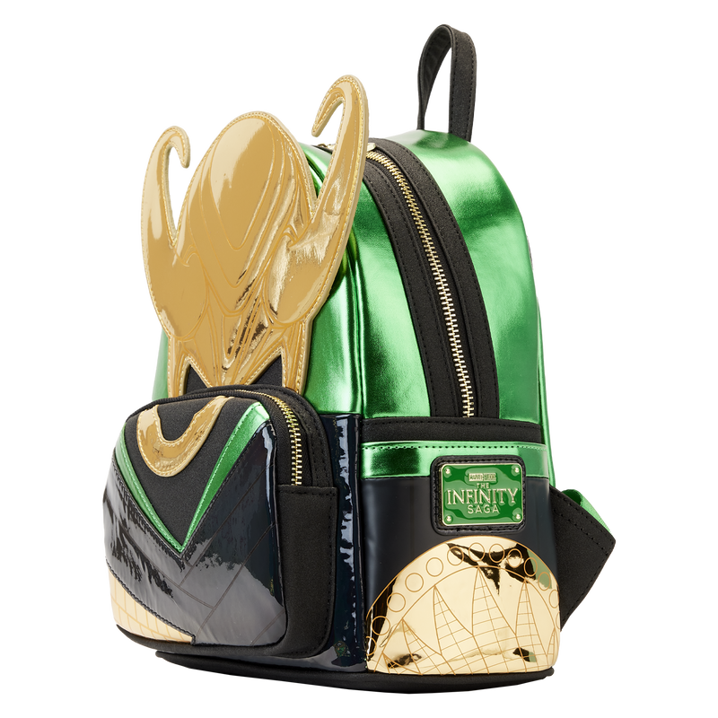 Marvel Metallic Loki Mini Backpack | Officially Licensed
