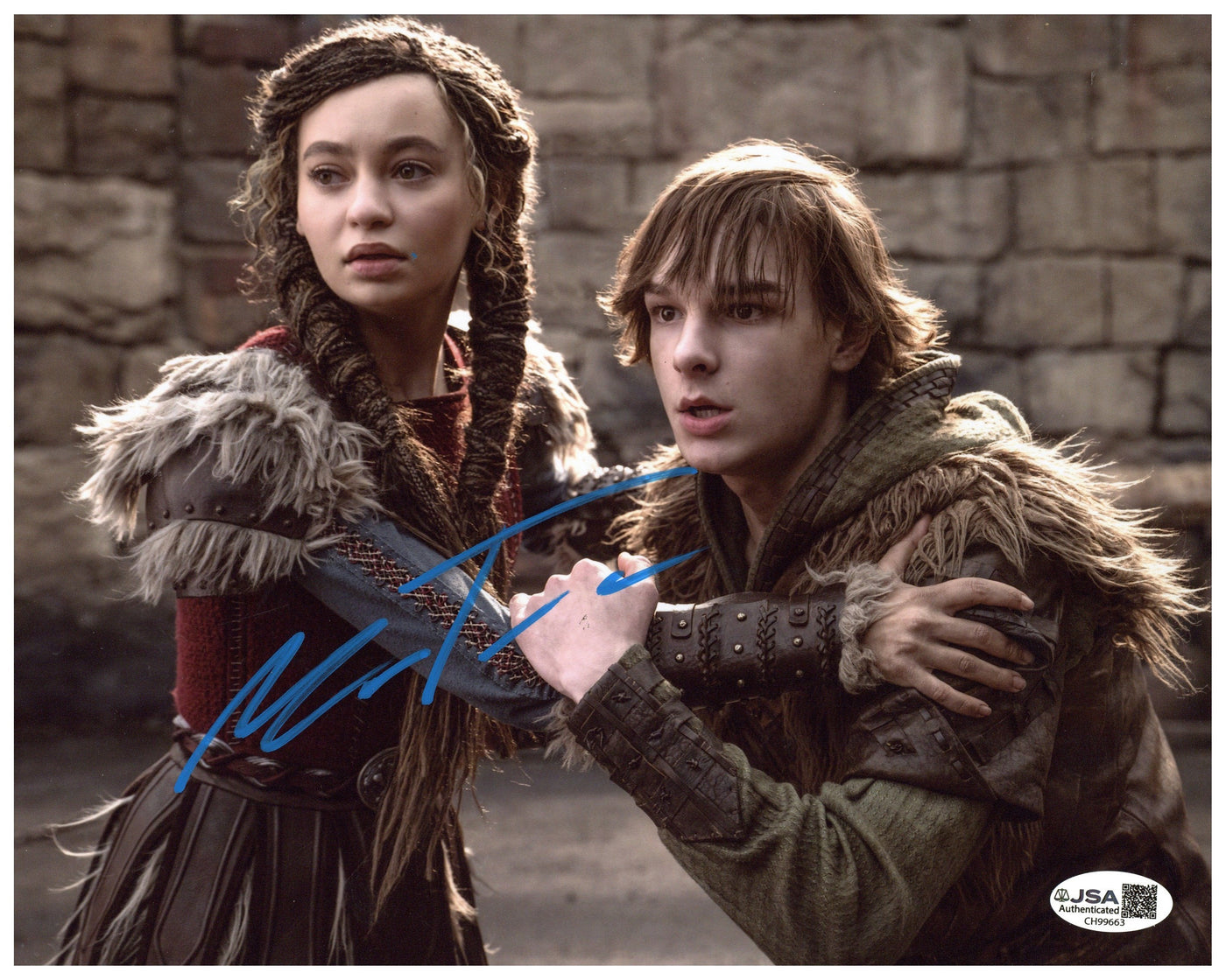 Mason Thames Signed 8x10 Photo How to Train Your Dragon Autographed JSA COA 2