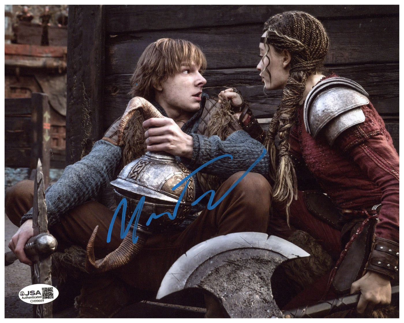 Mason Thames Signed 8x10 Photo How to Train Your Dragon Autographed JSA COA