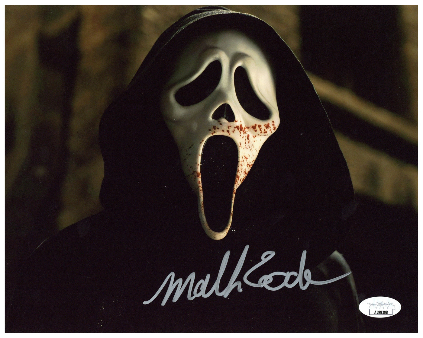 Mathieu Coderre Signed 8x10 Photo Scream Ghostface Horror Autograph JSA COA