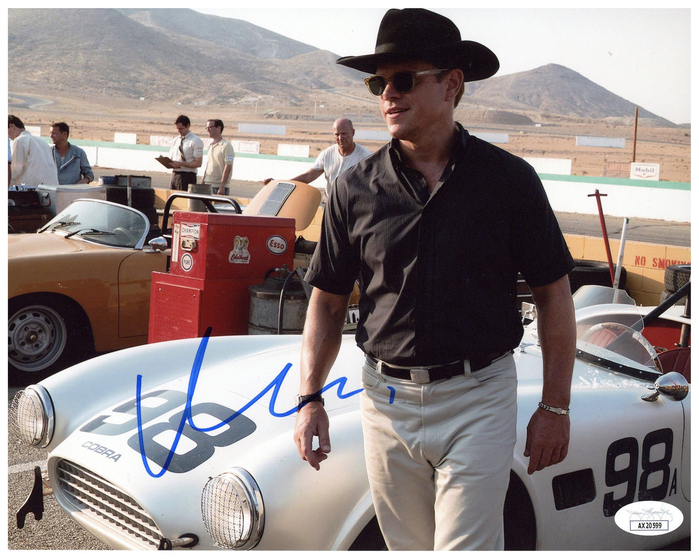 Matt Damon Signed 8x10 Photo Ford v Ferrari Autographed JSA COA