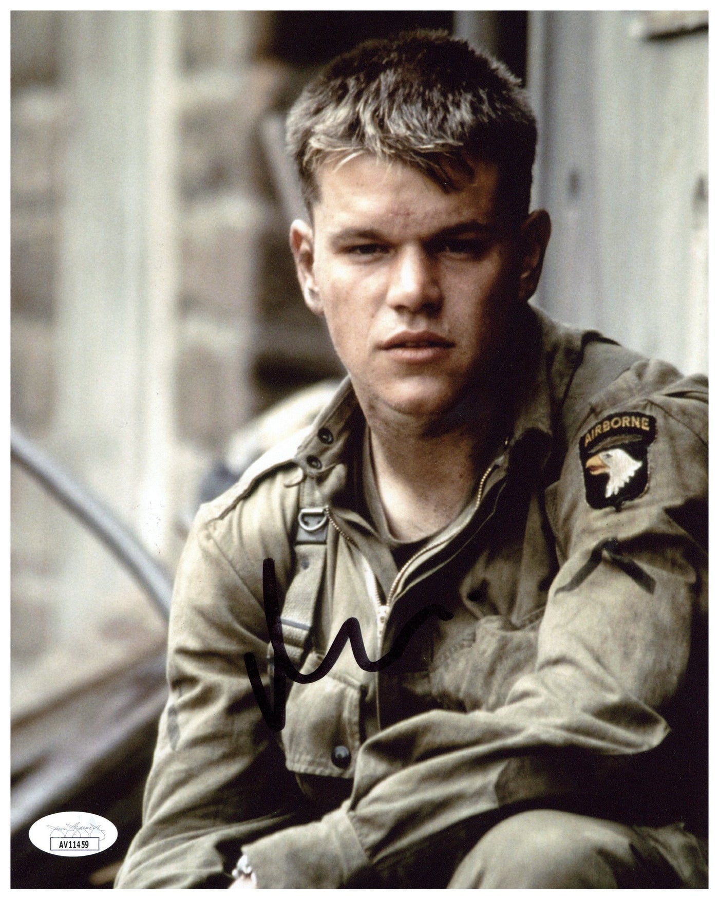 Matt Damon Signed 8x10 Photo Saving Private Ryan Autographed Authentic JSA COA