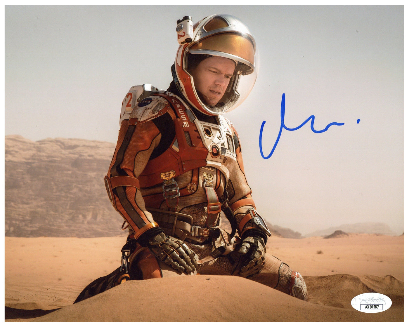 Matt Damon Signed 8x10 Photo The Martian Autographed Authentic JSA COA 2