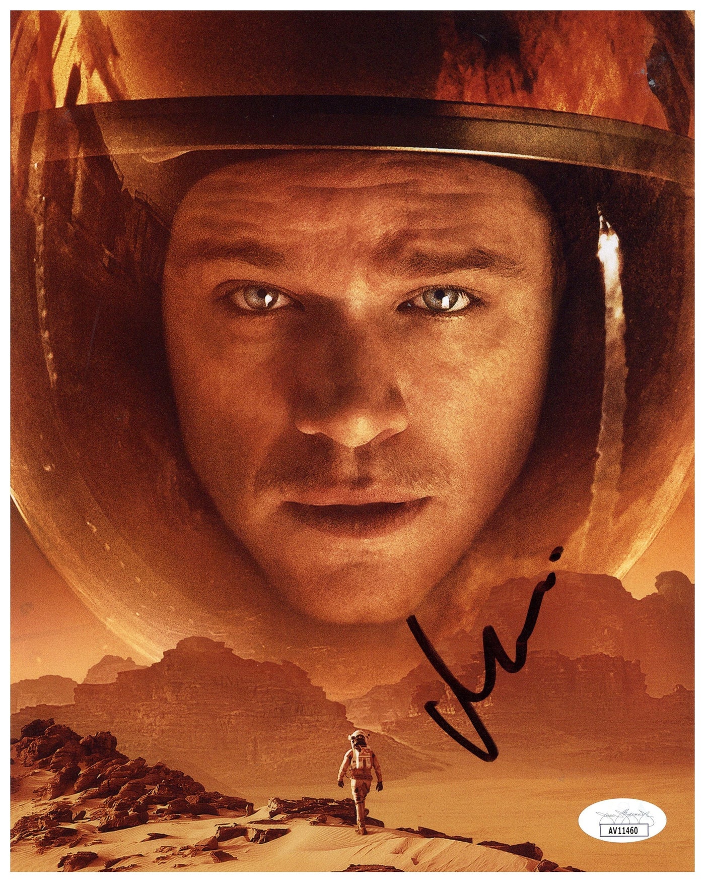 Matt Damon Signed 8x10 Photo The Martian Autographed Authentic JSA COA