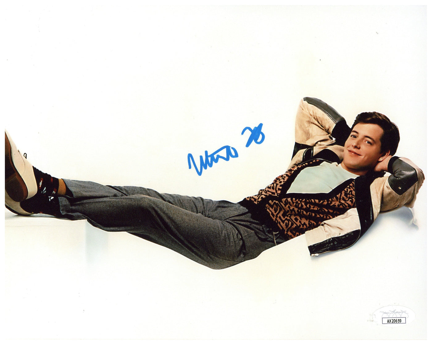 Matthew Broderick Signed 8x10 Photo Ferris Bueller's Day Off Autographed JSA COA 2