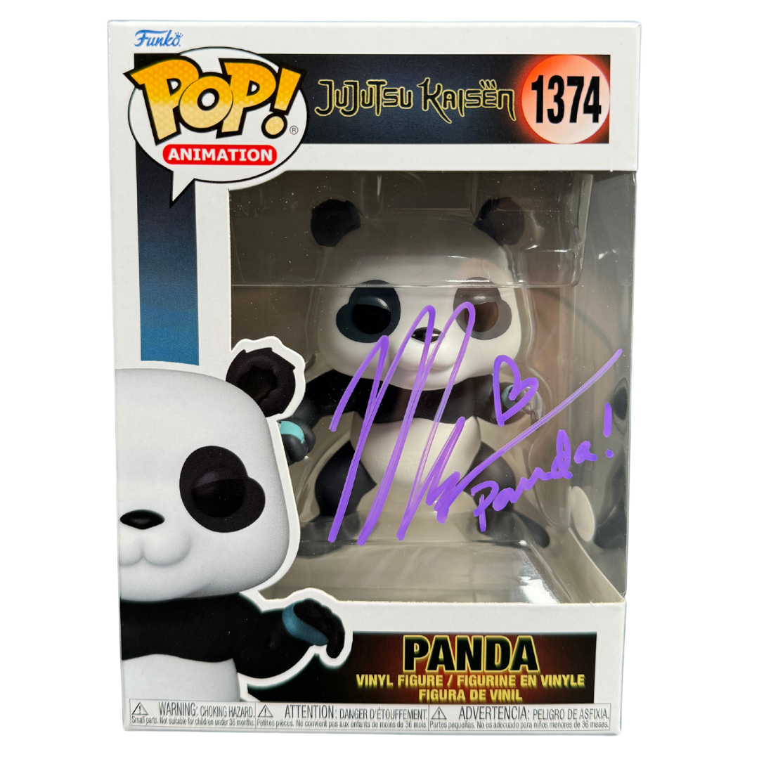 Matthew David Rudd Signed Funko POP Jujutsu Kaisen Panda Autographed JSA COA