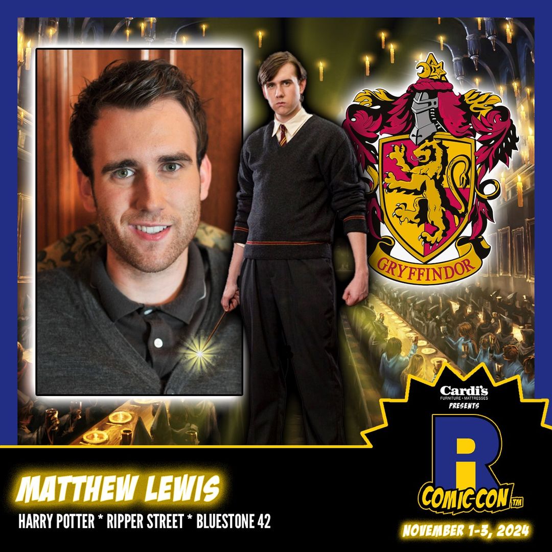 Matthew Lewis Official Autograph Mail-In Service - Rhode Island Comic Con 2024