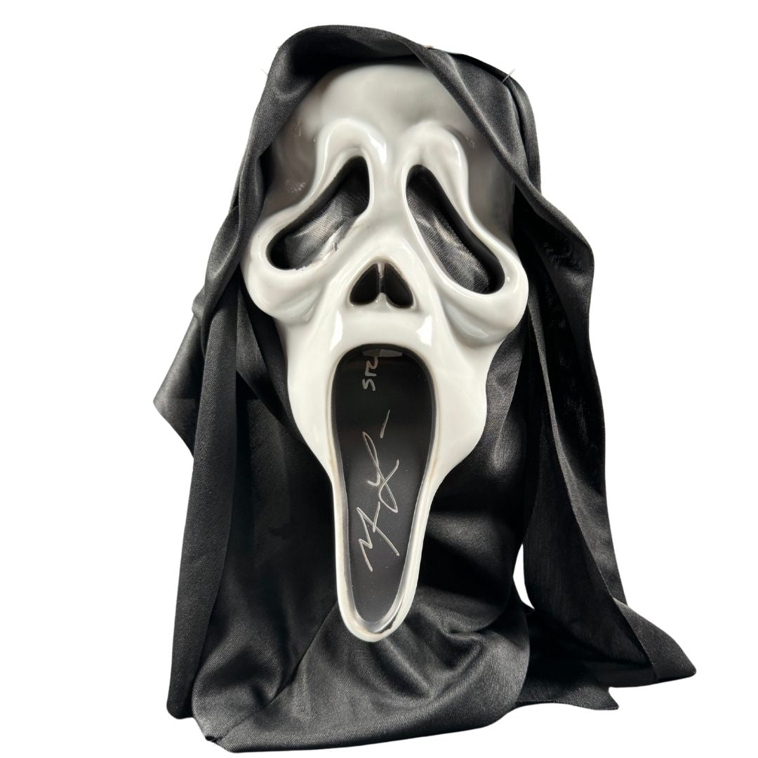 Matthew Lillard SIGNED SCREAM Ghostface Mask Autographed JSA COA