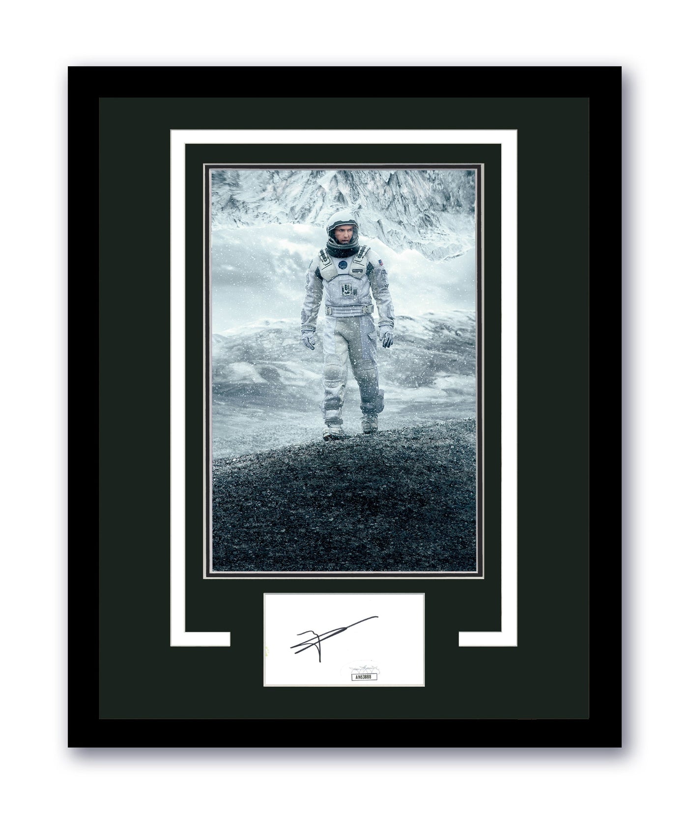 Matthew McConaughey Interstellar Signed 11x14 Framed Autographed JSA COA 2