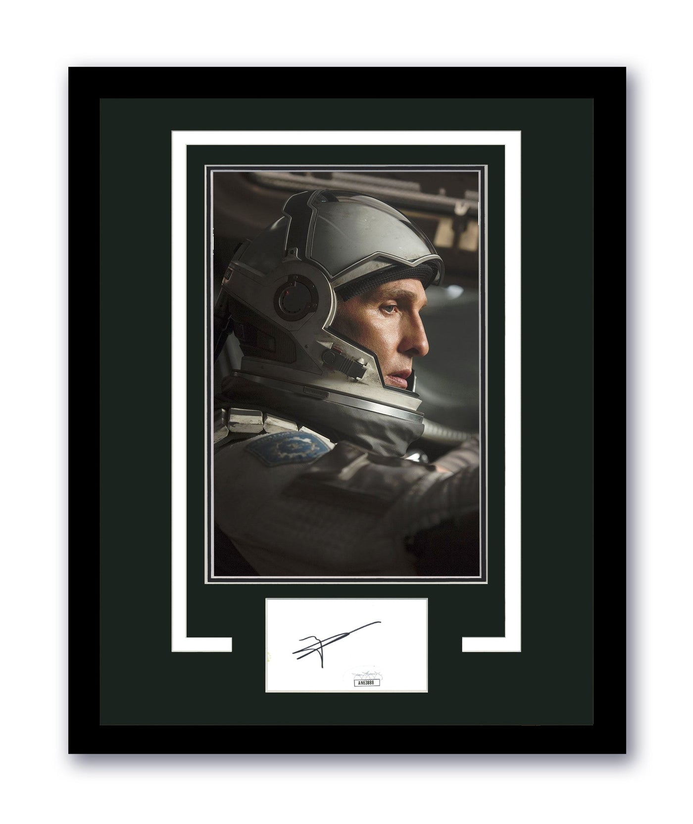 Matthew McConaughey Interstellar Signed 11x14 Framed Autographed JSA COA 3