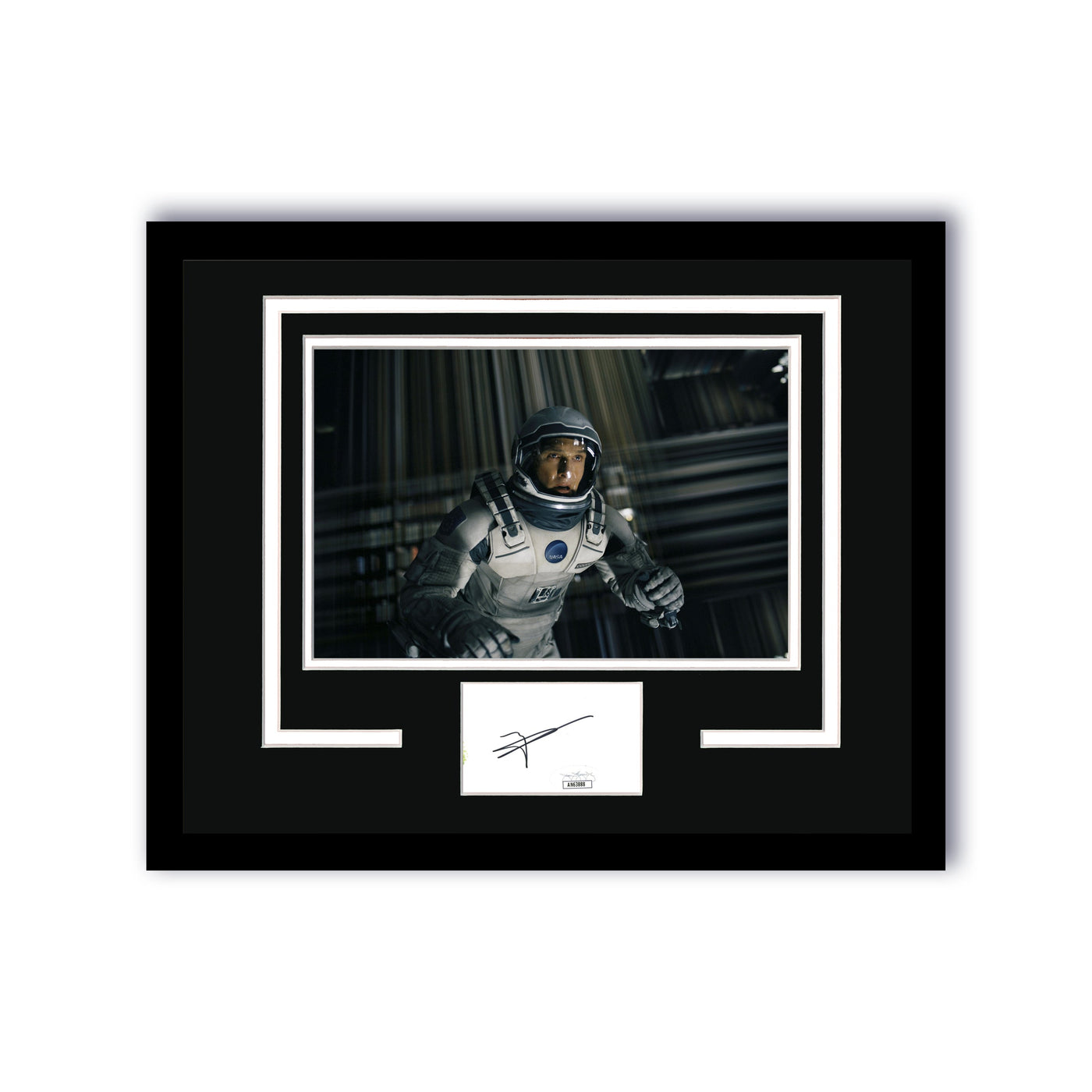 Matthew McConaughey Interstellar Signed 11x14 Framed Autographed JSA COA