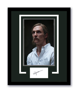 Image of Matthew McConaughey True Detective Signed 11x14 Framed Autographed ACOA COA 2