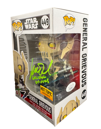 Matthew Wood Signed Funko Pop Star Wars General Grievous Autographed JSA