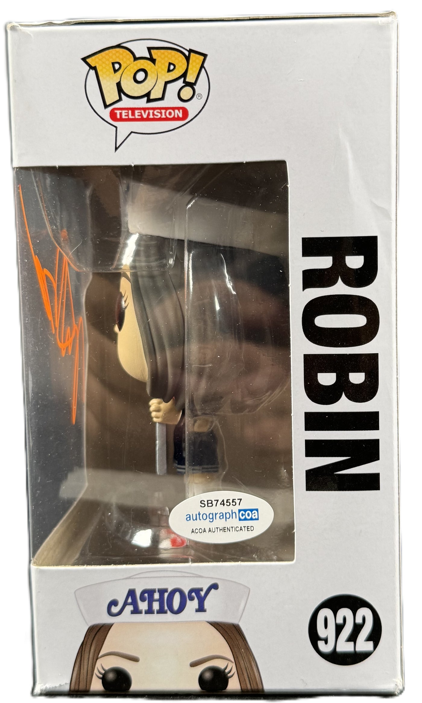 Maya Hawke Signed Funko Pop Stranger Things Robin #922 Autographed ACOA COA
