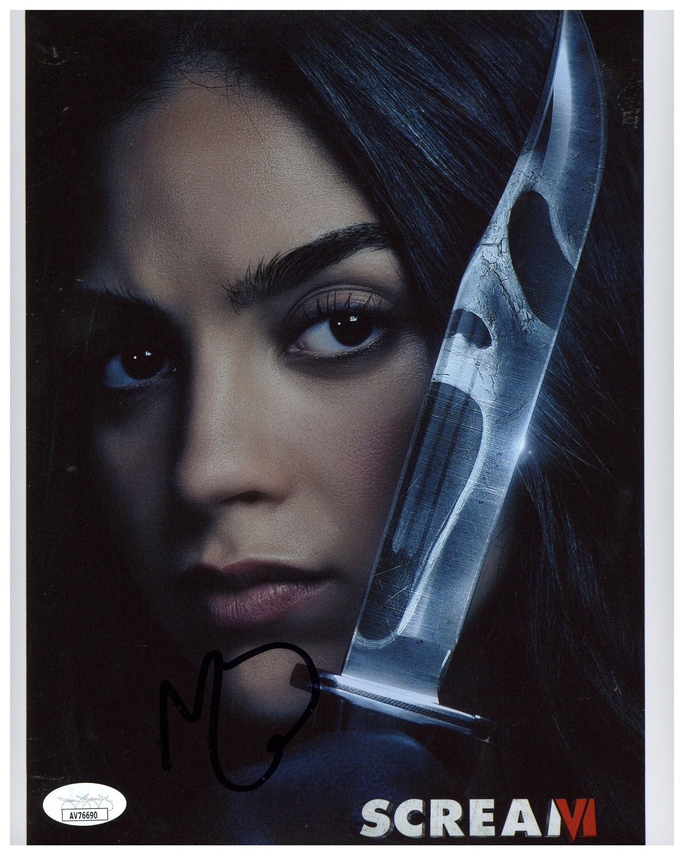 Melissa Barrera Signed 8x10 Photo Scream Ghost Face Autographed JSA COA #7