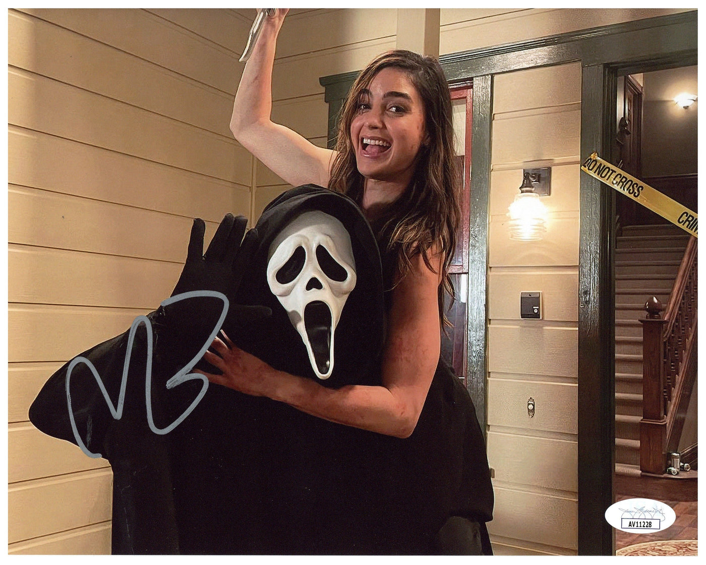 Melissa Barrera Signed 8x10 Photo Scream Ghost Face Autographed JSA COA