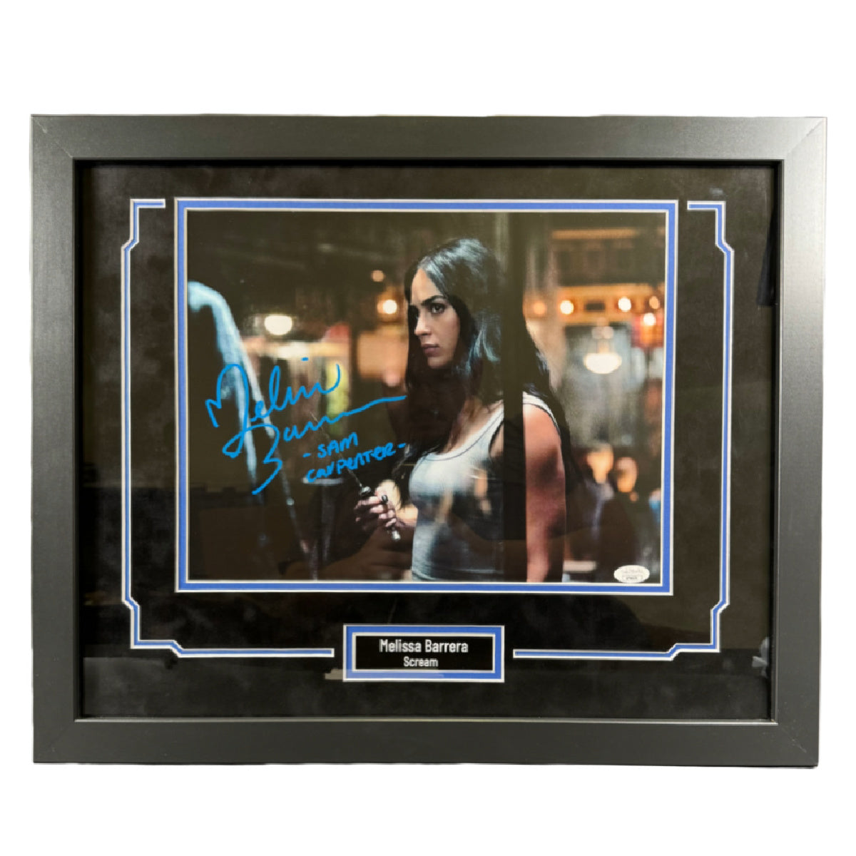 Melissa Barrera Signed & Custom Framed Scream 11x14 JSA COA