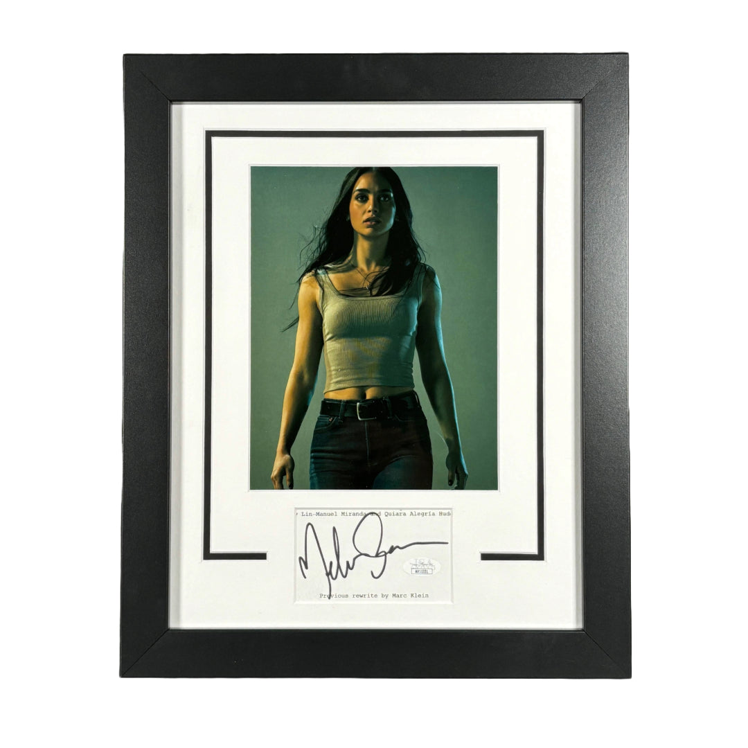 Melissa Barrera Signed Cut Custom Framed Scream Ghost Face Autographed JSA COA