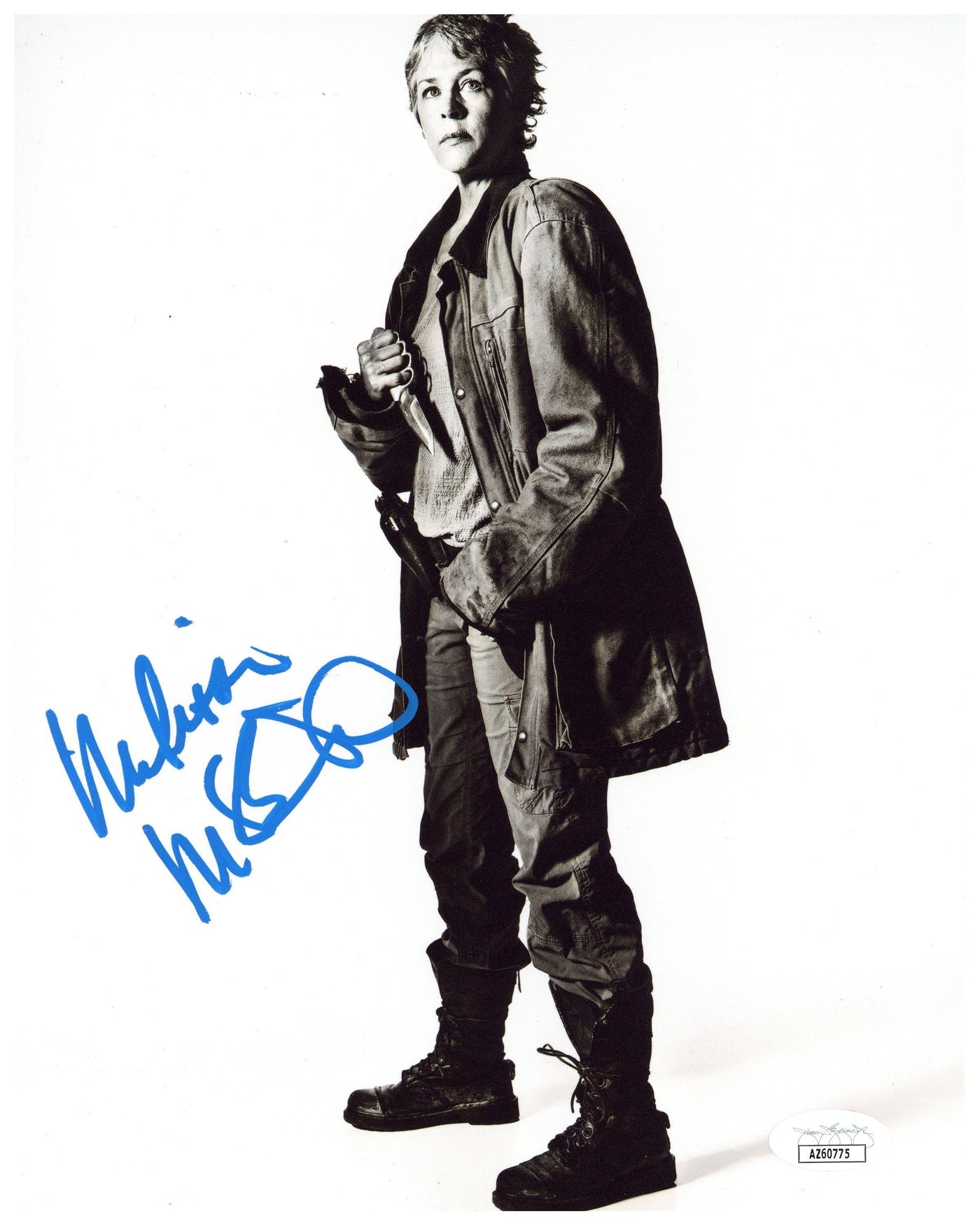 Melissa McBride Signed 8x10 Photo The Walking Dead Carol Peletier JSA COA #2