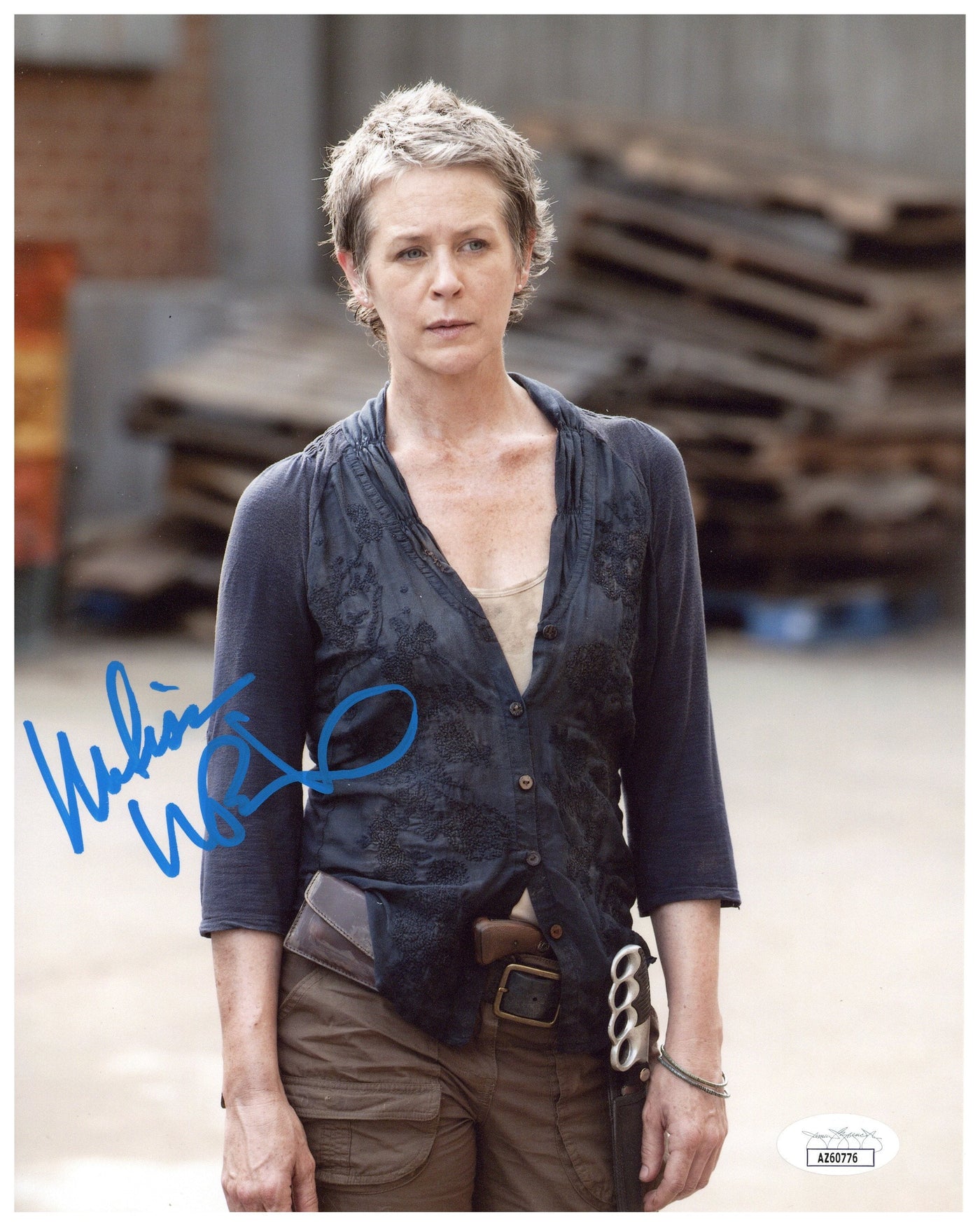 Melissa McBride Signed 8x10 Photo The Walking Dead Carol Peletier JSA COA #3