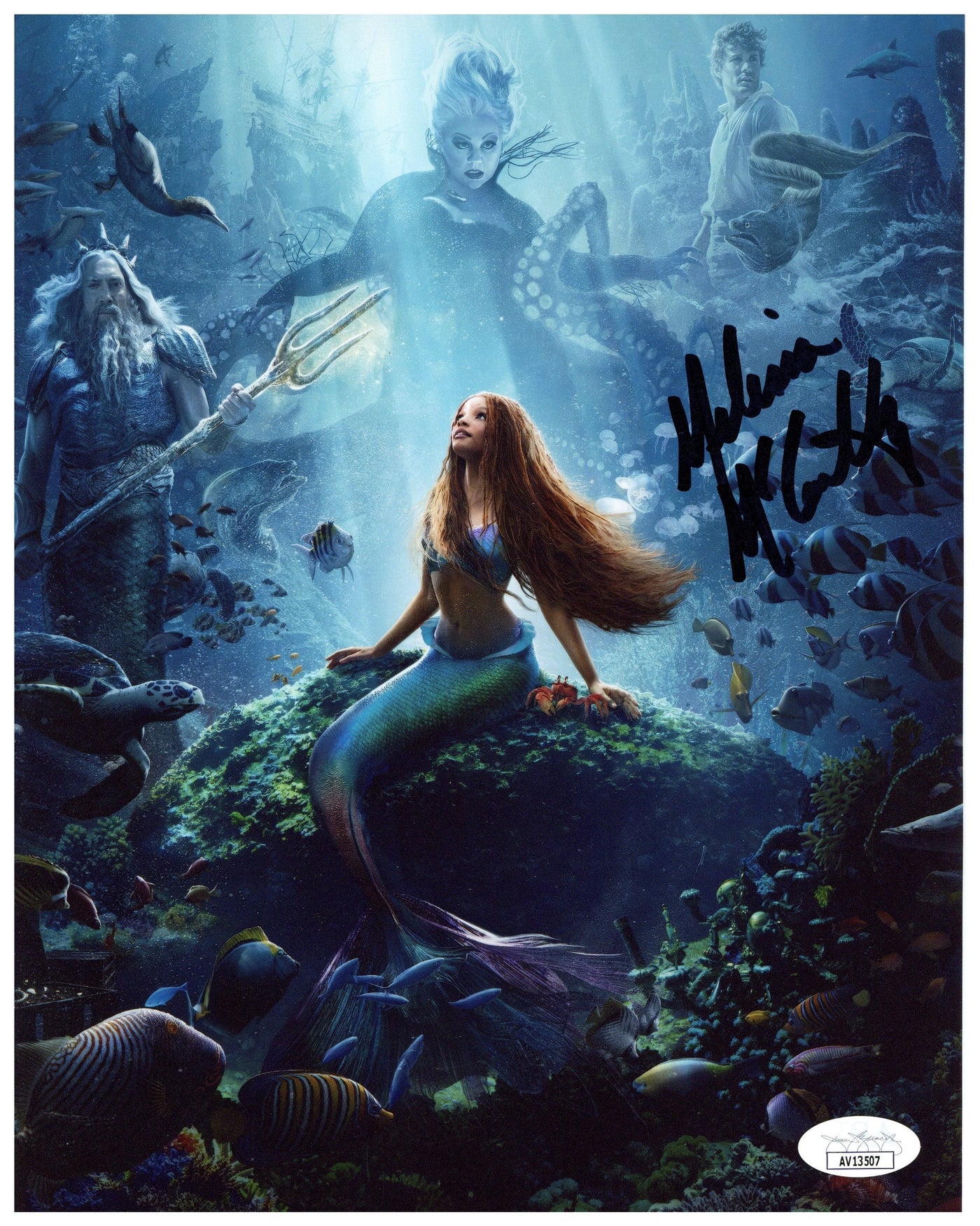 Melissa McCarthy Signed 8x10 Photo The Little Mermaid Autographed JSA COA #3