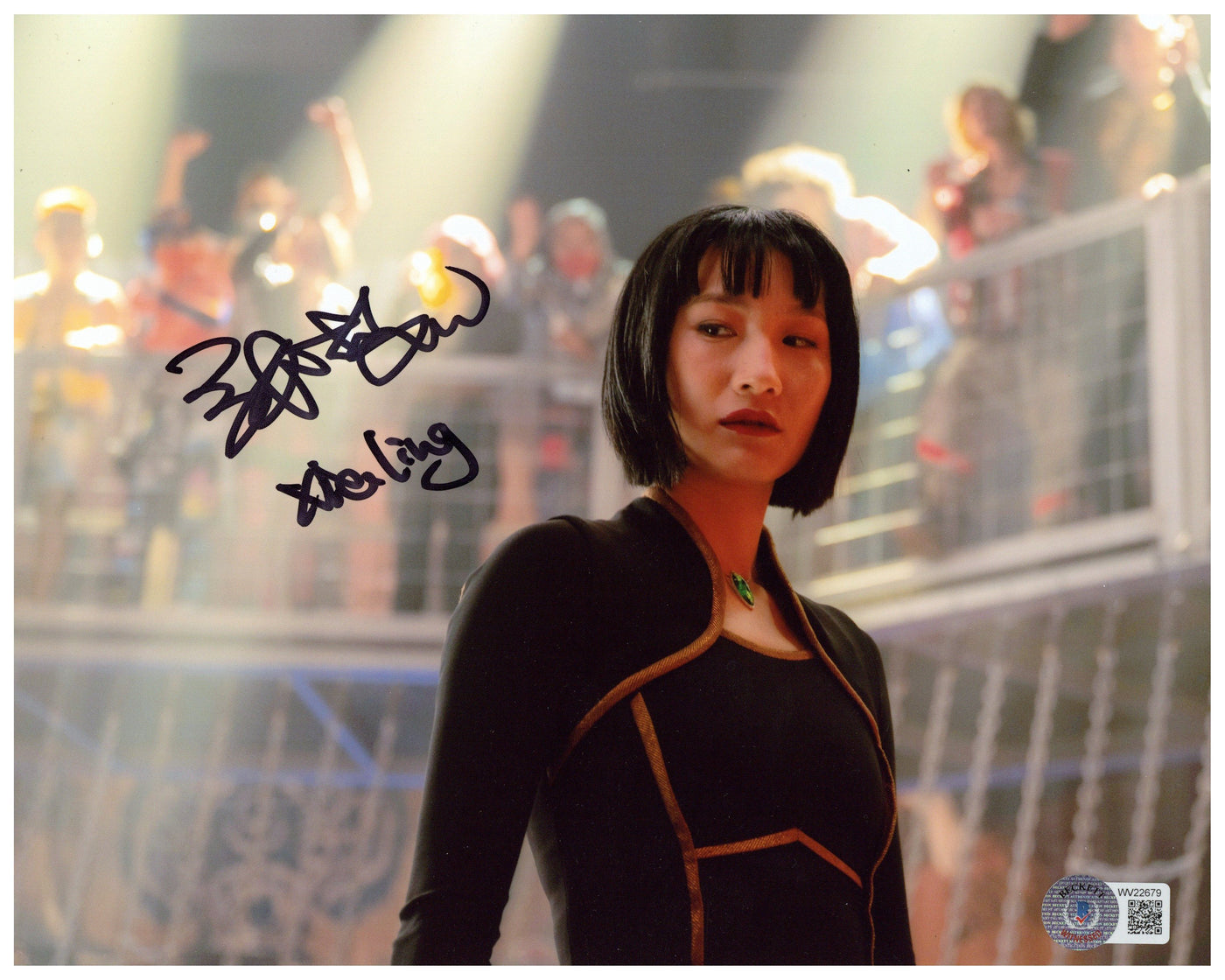 Meng'er Zhang Signed 8x10 Photo Marvel Shang-Chi Autographed JSA COA