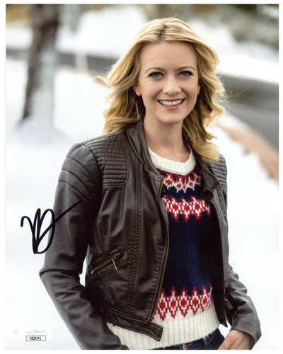 Meredith Hagner Signed 8x10 Photo My Christmas Love Autographed JSA COA