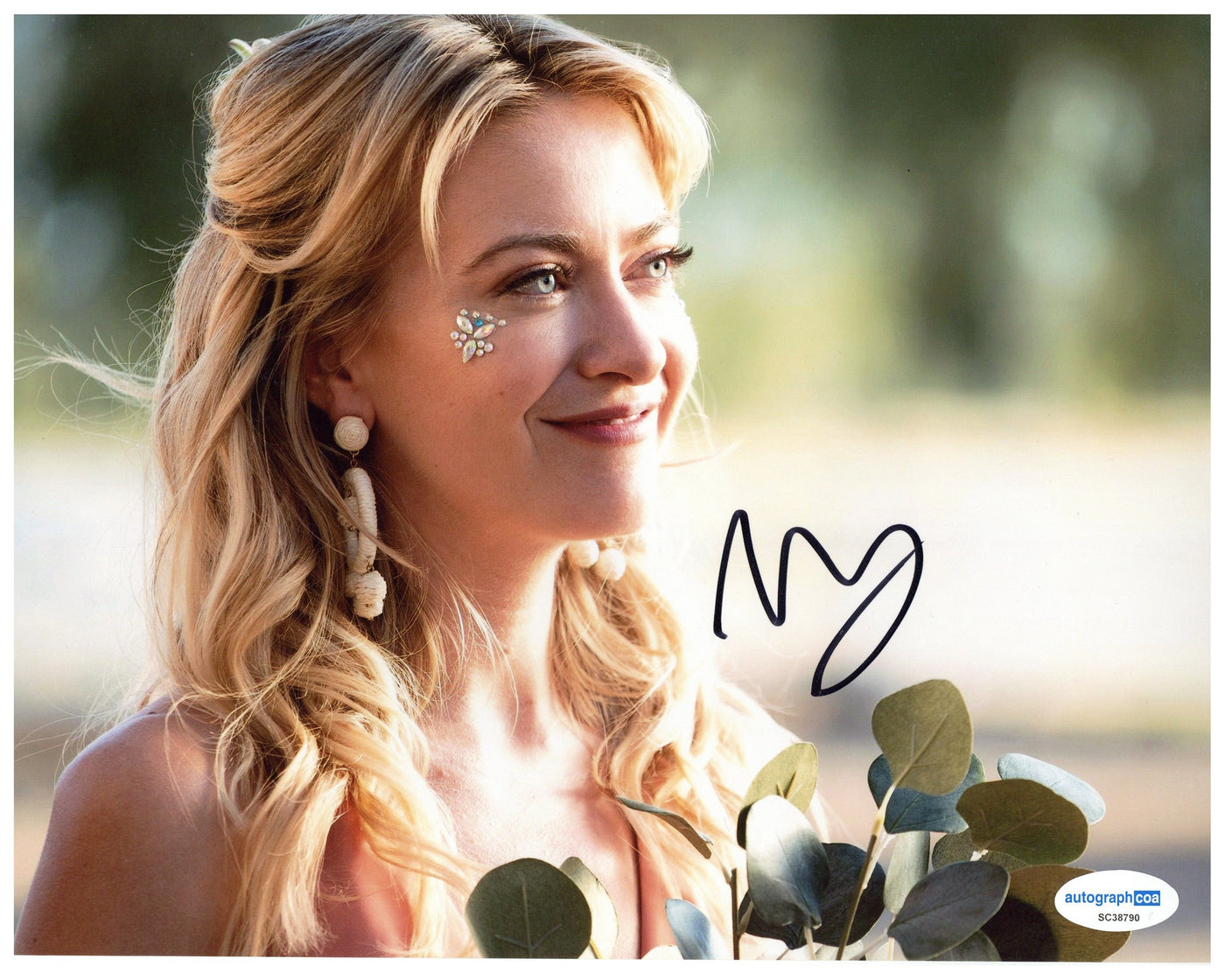 Meredith Hagner Signed 8x10 Photo Palm Springs Autographed ACOA