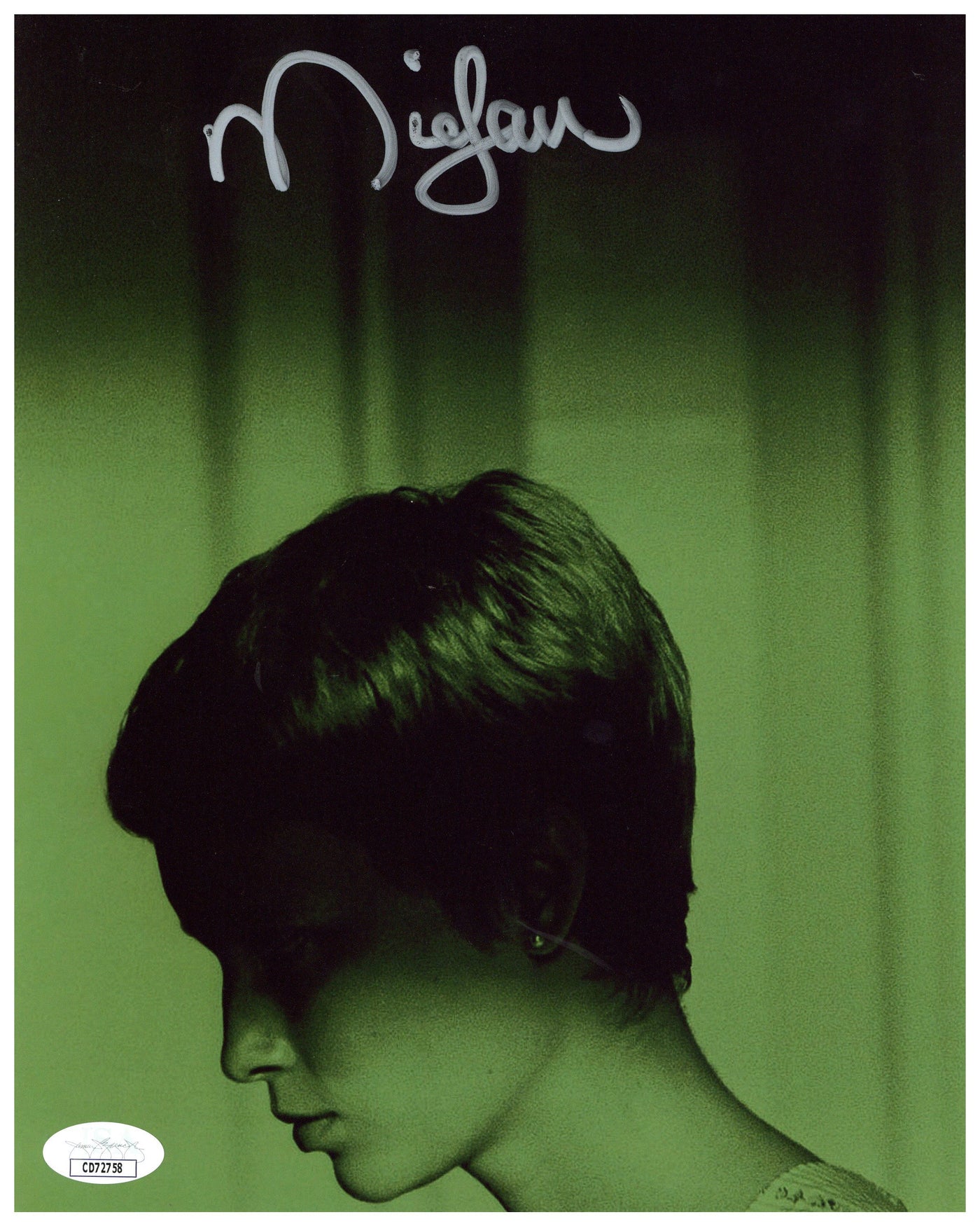 Mia Farrow Signed 8x10 Photo Rosemary's Baby Autographed JSA COA 2
