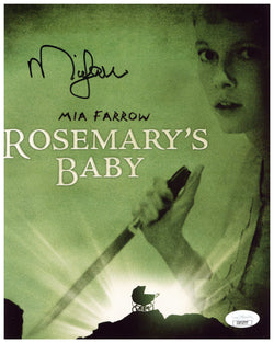 Image of Mia Farrow Signed 8x10 Photo Rosemary's Baby Horror Autographed JSA COA