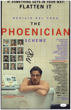 Image of Mia Threapleton Signed  11X17 Photo The Phoenician Scheme Autographed JSA COA