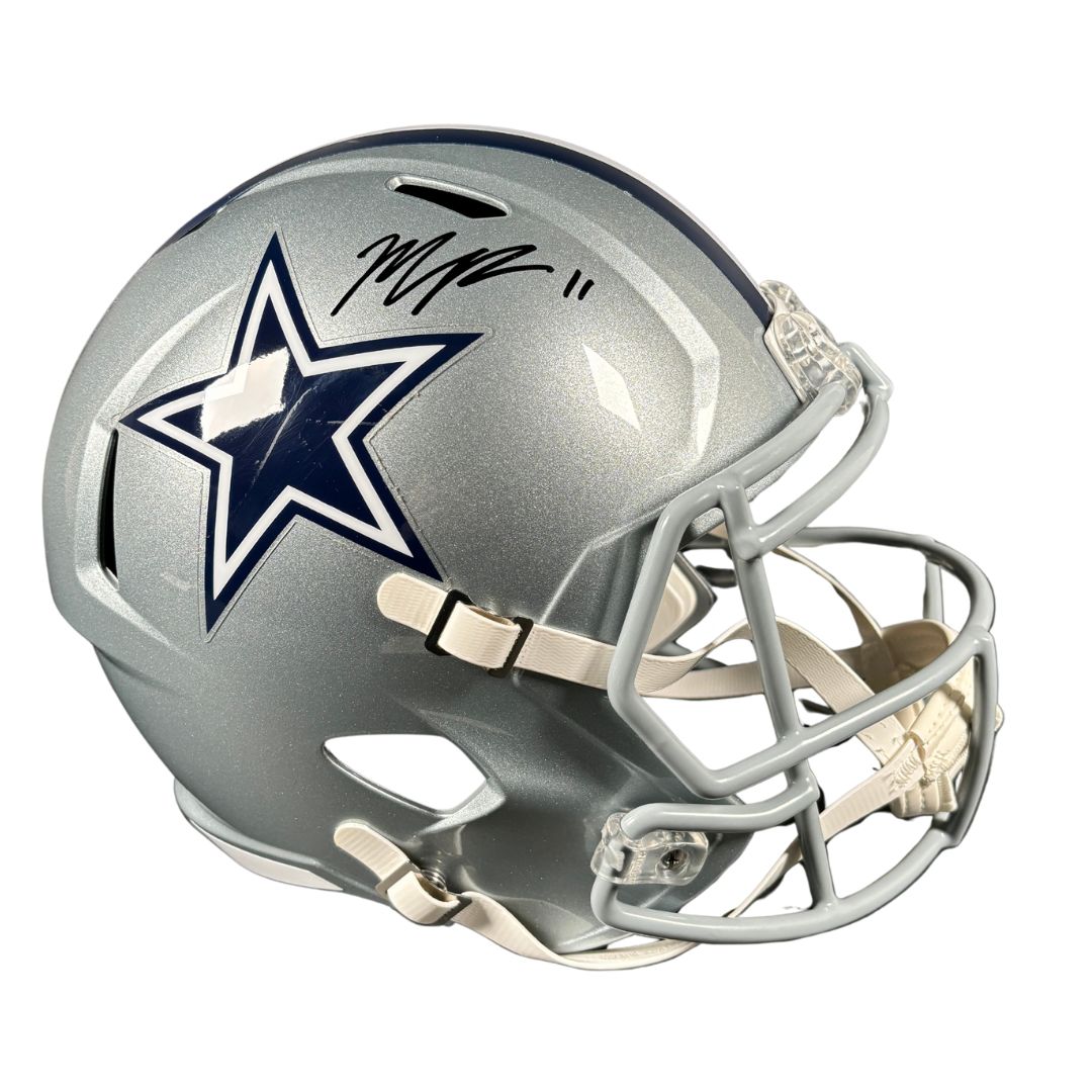 Micah Parsons Autographed Dallas Cowboys Speed F/S Helmet Rep Signed - Fanatics