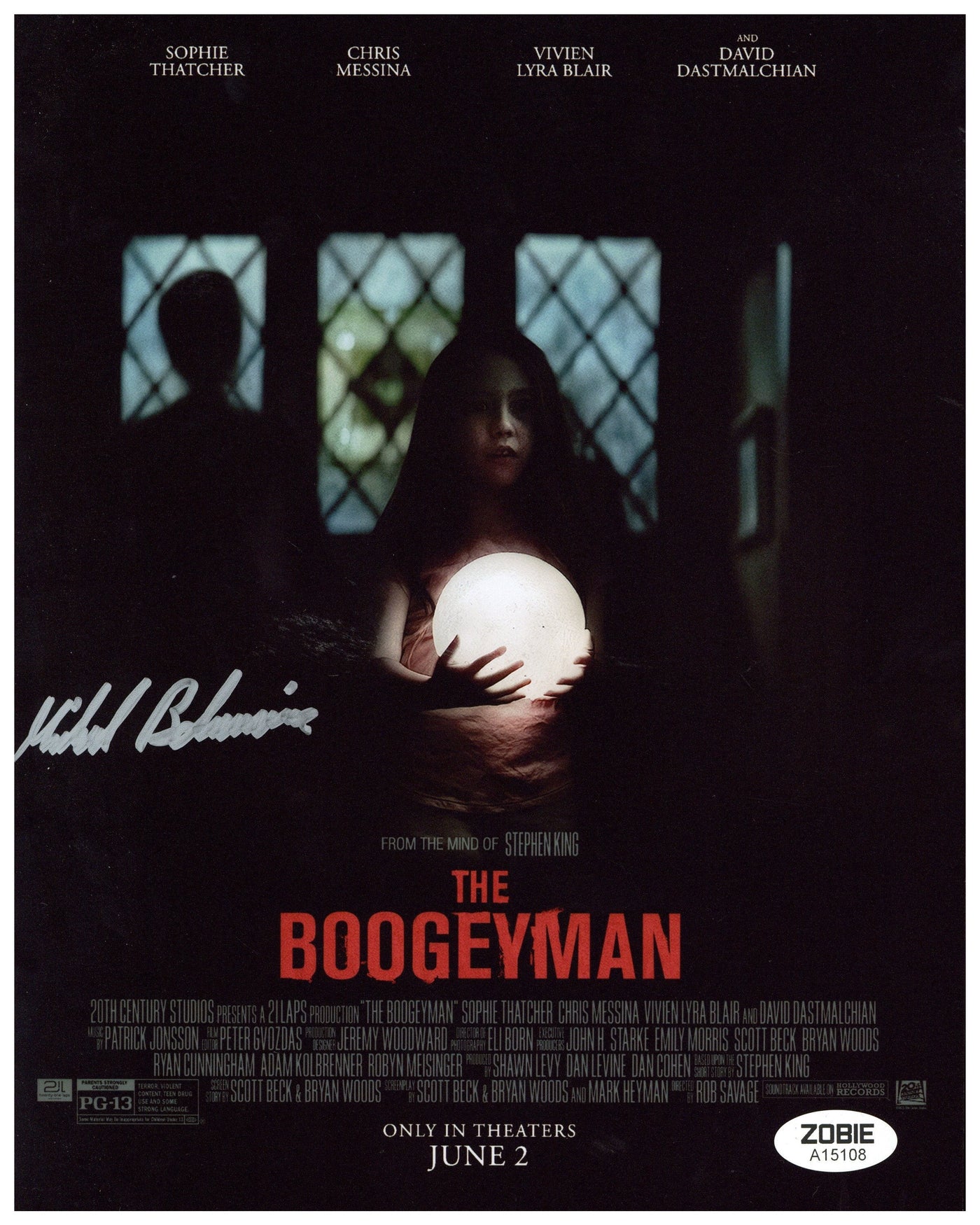 Michael Bekemeier Signed 8x10 Photo The Boogeyman Horror Autographed Zobie COA
