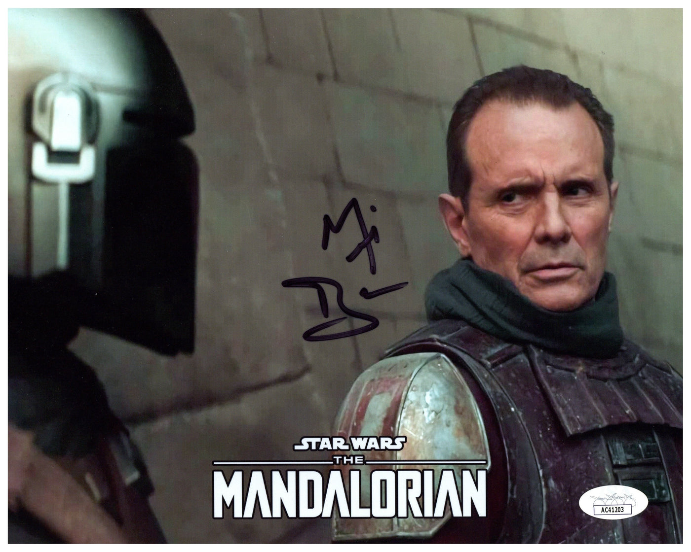 Michael Biehn Signed 8x10 Photo Star Wars The Mandalorian Autographed JSA COA