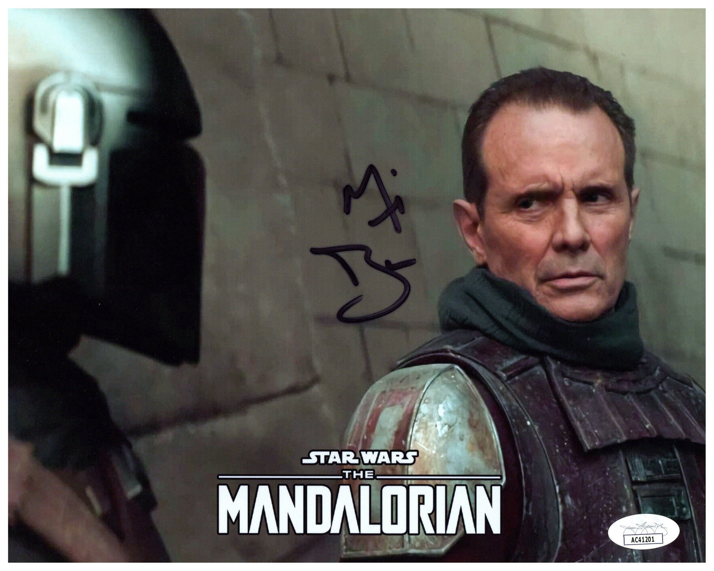Michael Biehn Signed 8x10 Photo Star Wars The Mandalorian Autographed JSA COA