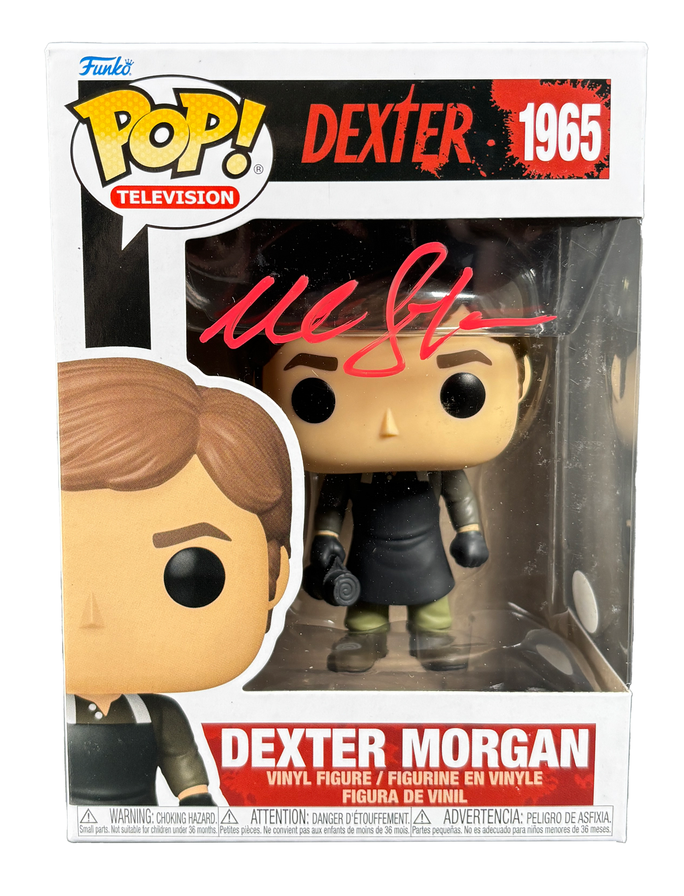 Michael C Hall Signed Funko Pop Dexter Morgan Autographed JSA COA R