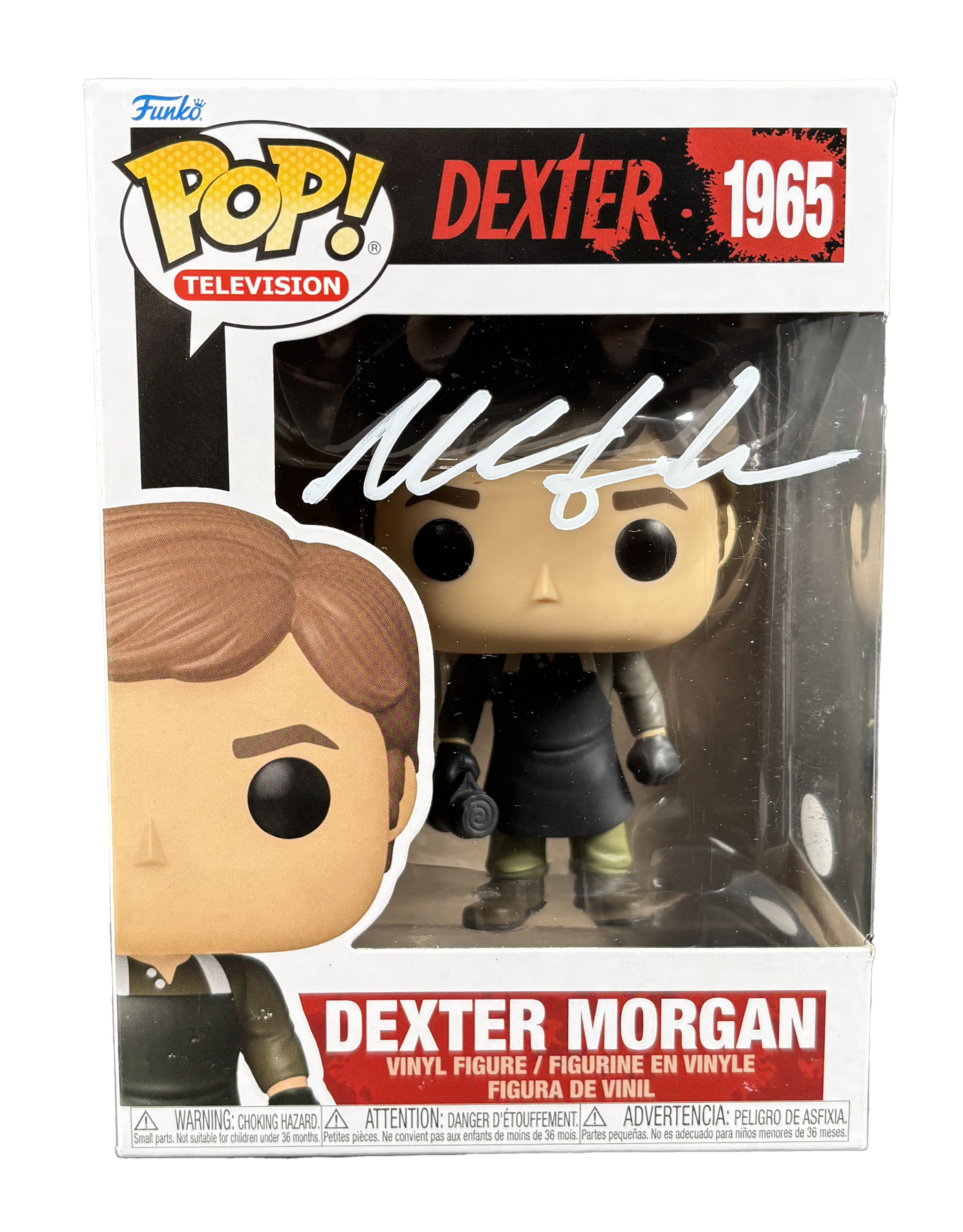 Michael C Hall Signed Funko Pop Dexter Morgan Autographed JSA COA W