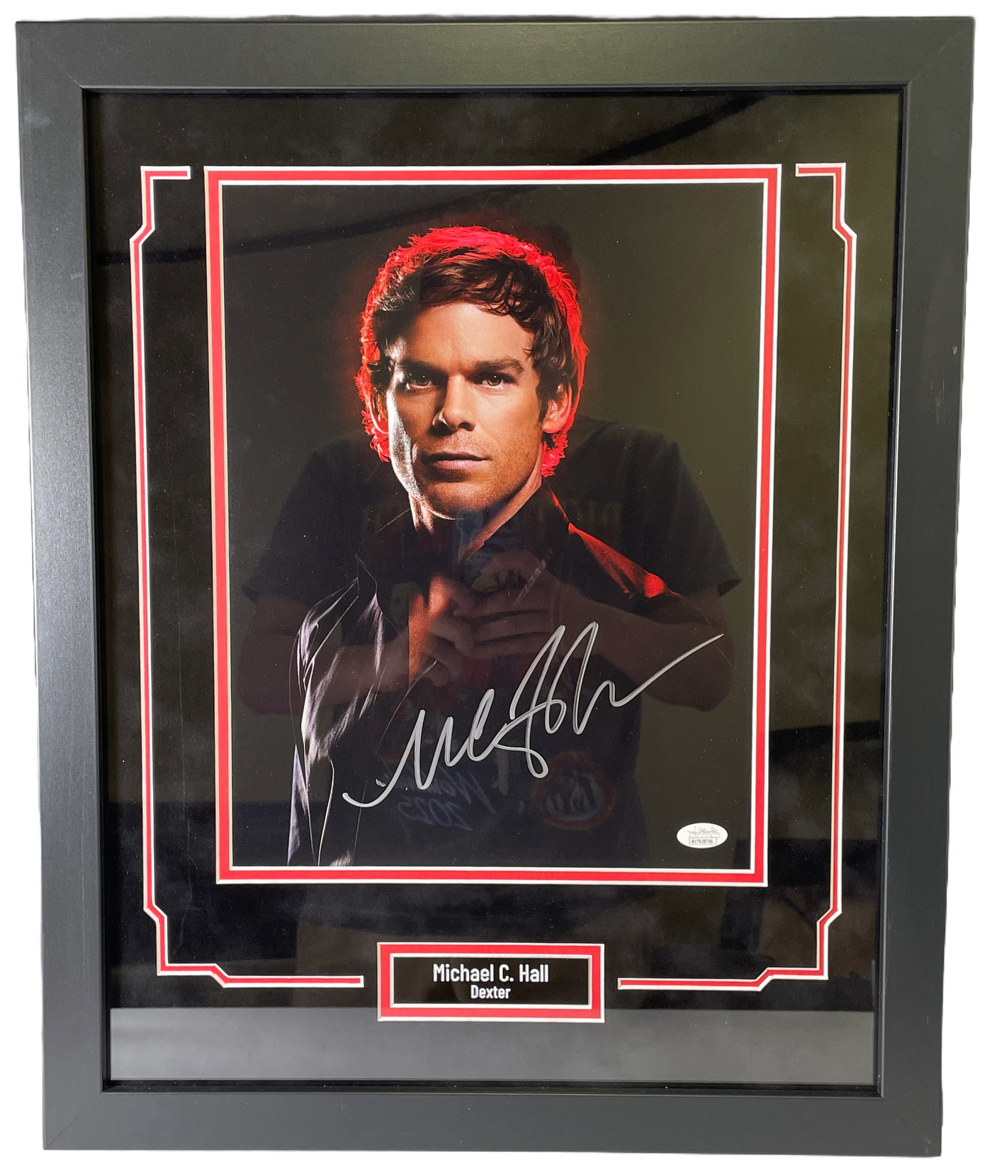 Michael C. Hall Signed Framed 11x14 Photo Dexter Autographed JSA COA