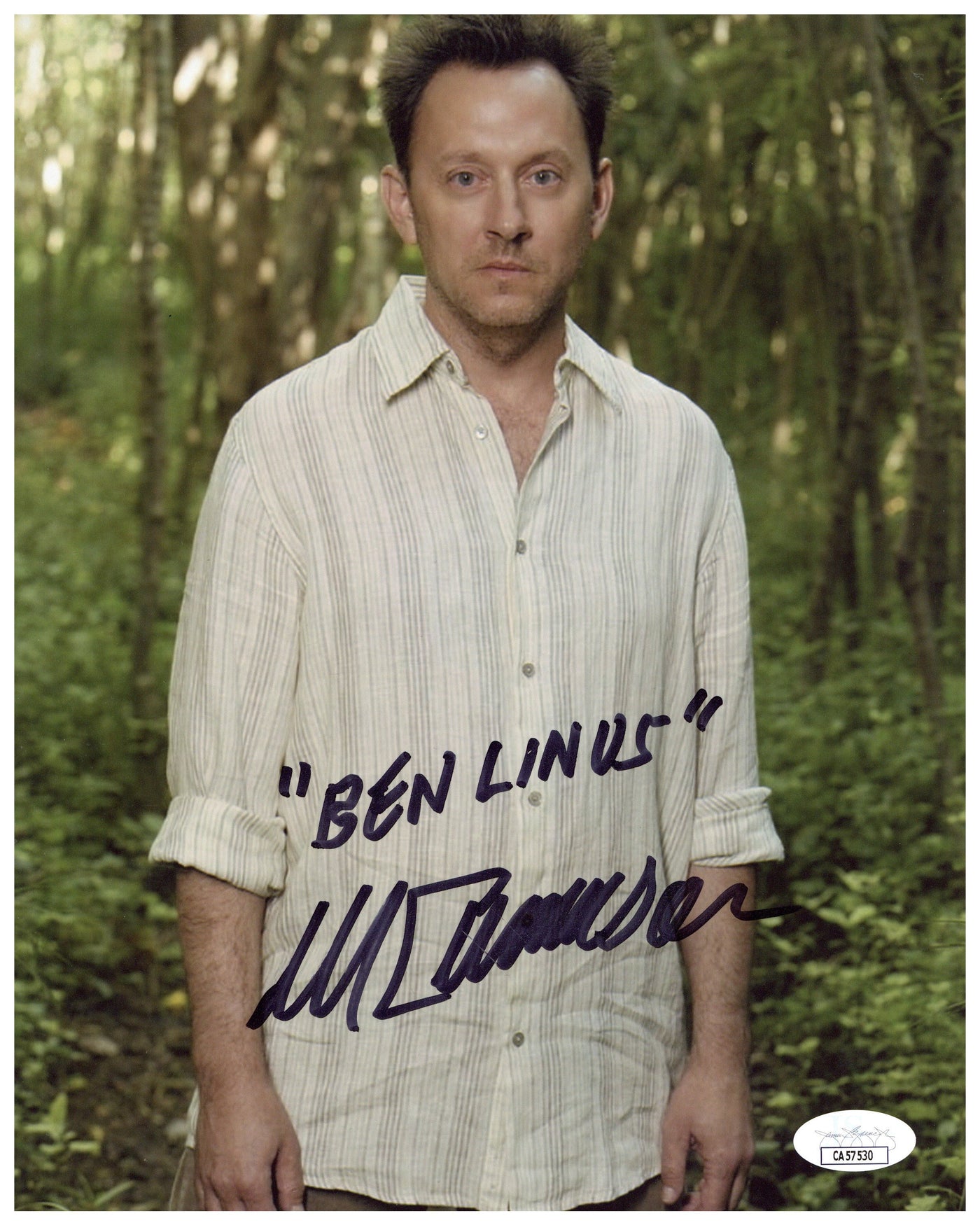 Michael Emerson Signed 8x10 Photo Lost Autographed JSA COA