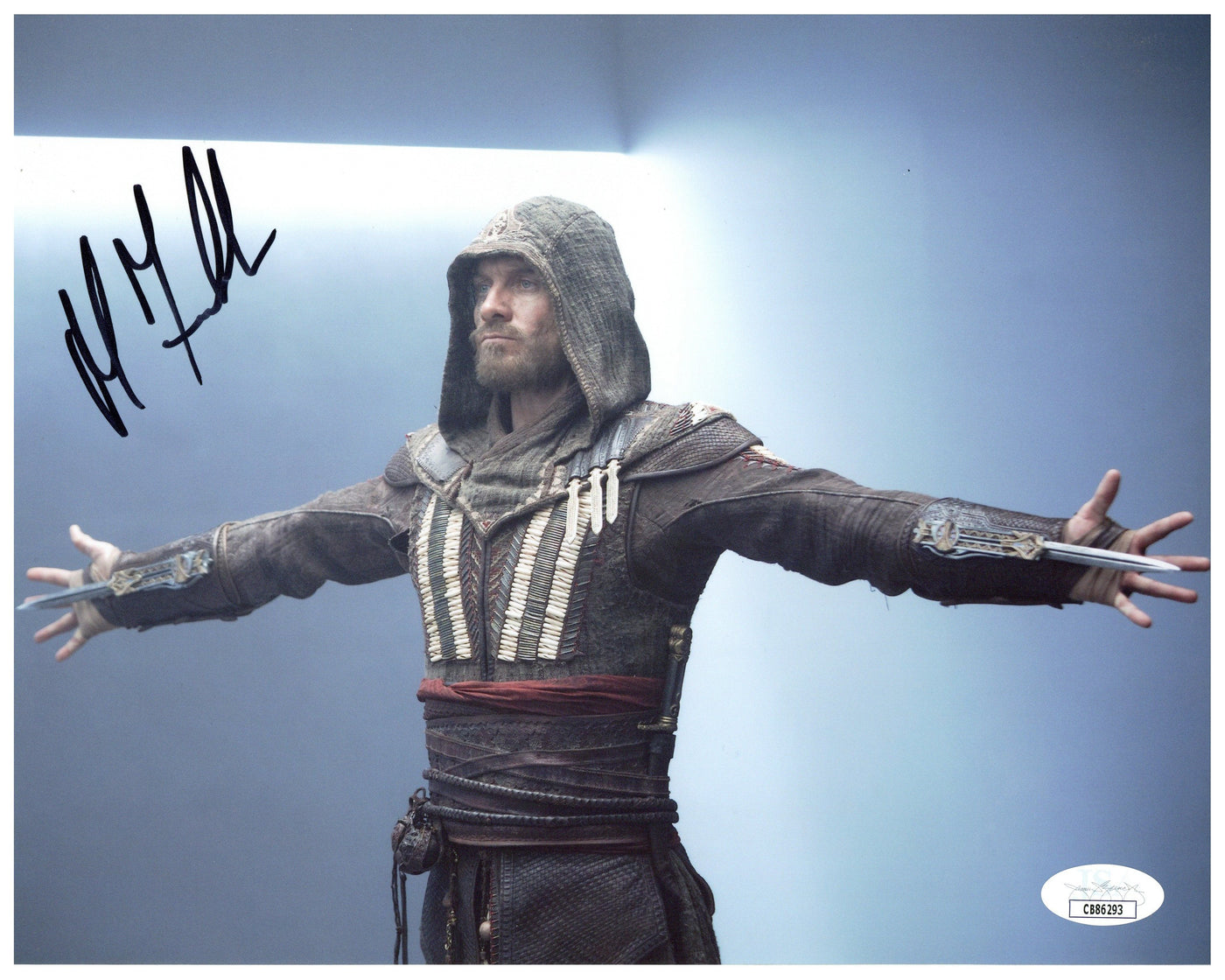 Michael Fassbender Signed 8x10 Photo Assassin's Creed Autographed JSA COA 2