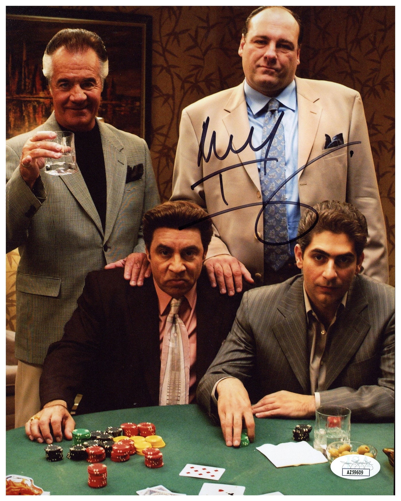 Michael Imperioli Autographed 8x10 Photo The Sopranos Christopher Signed JSA COA 4