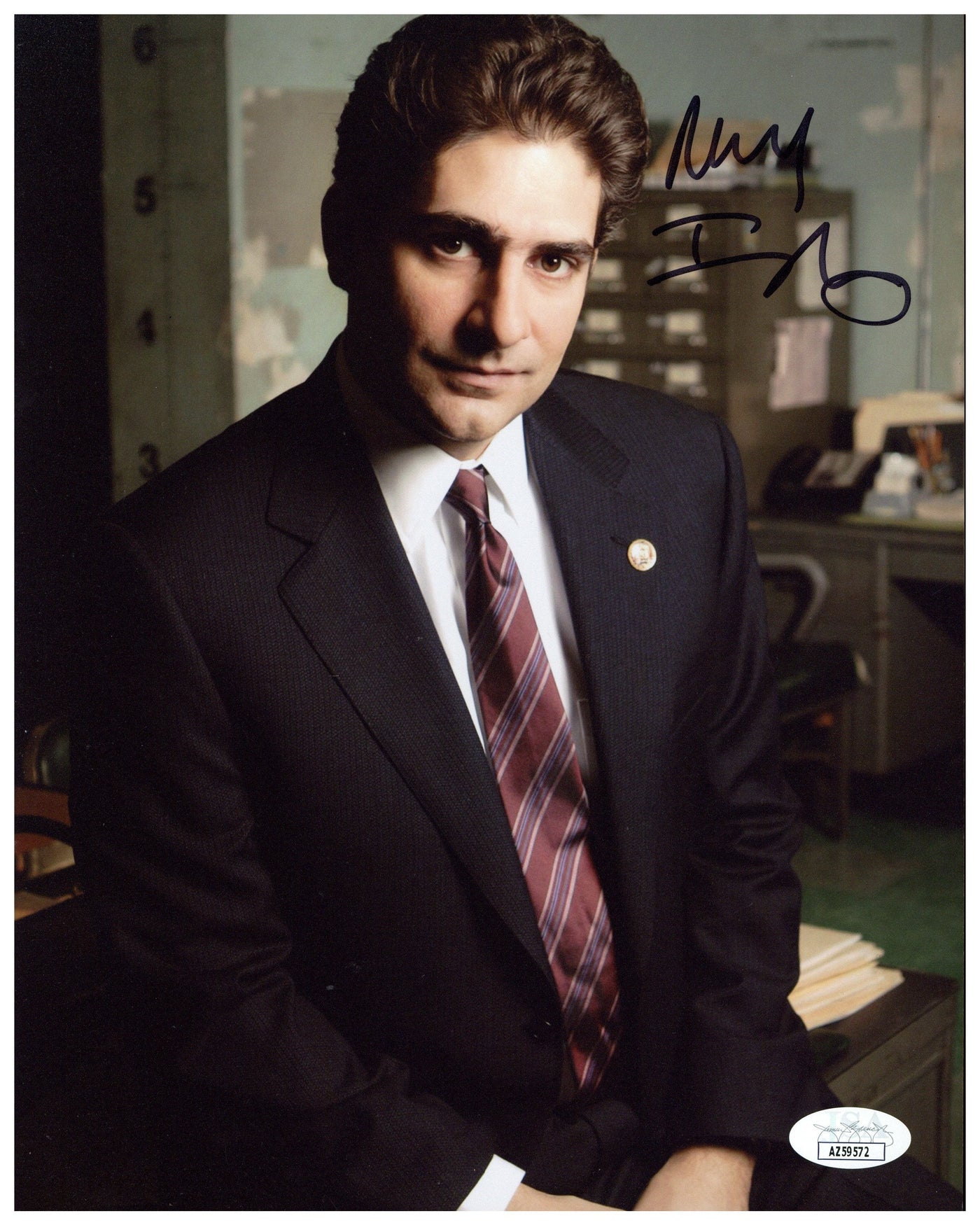 Michael Imperioli Autographed 8x10 Photo The Sopranos Christopher Signed JSA COA 7