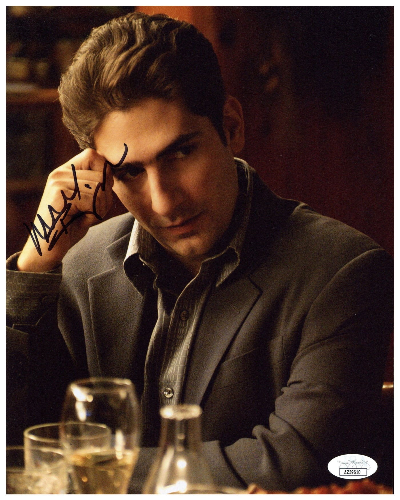 Michael Imperioli Autographed 8x10 Photo The Sopranos Christopher Signed JSA COA 9