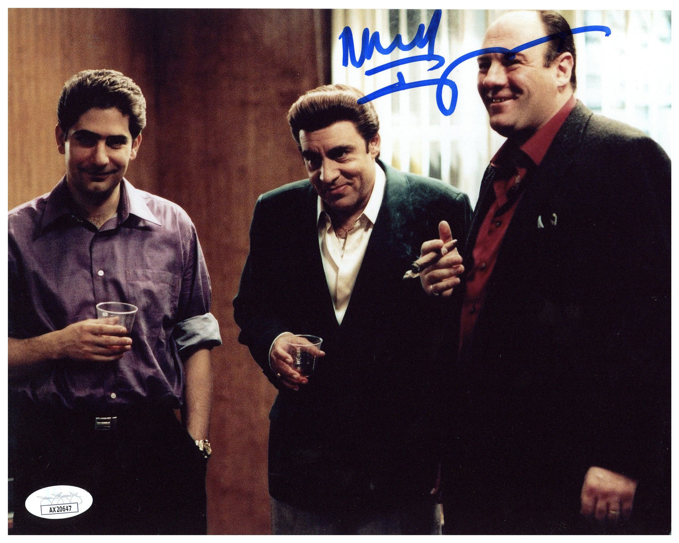 Michael Imperioli Signed 8x10 Photo The Sopranos Christopher Autographed JSA COA #2