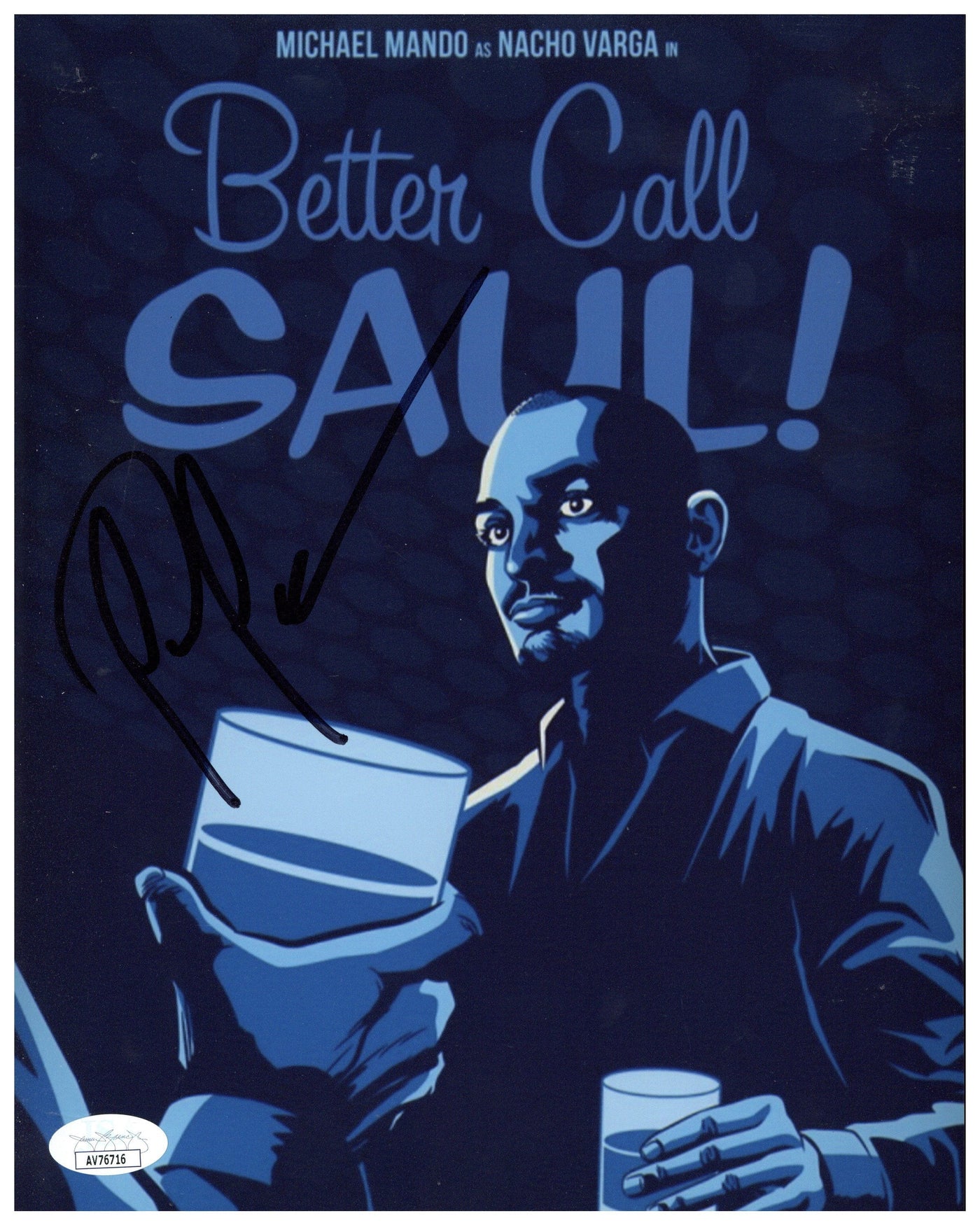 Michael Mando Signed 8x10 Photo Better Call Saul Autographed JSA COA