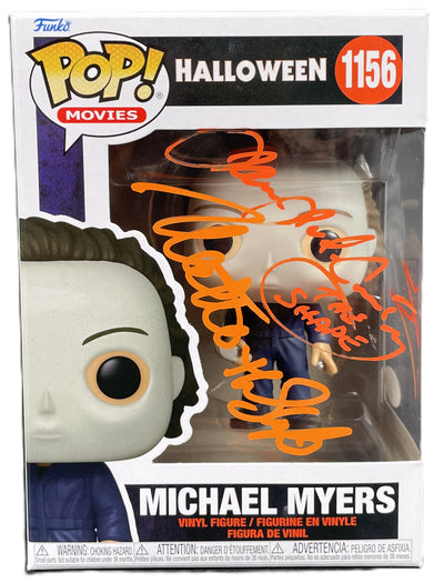 Michael Myers Multi Signed Funko Pop Halloween James Jude Nick Castle Tyler JSA