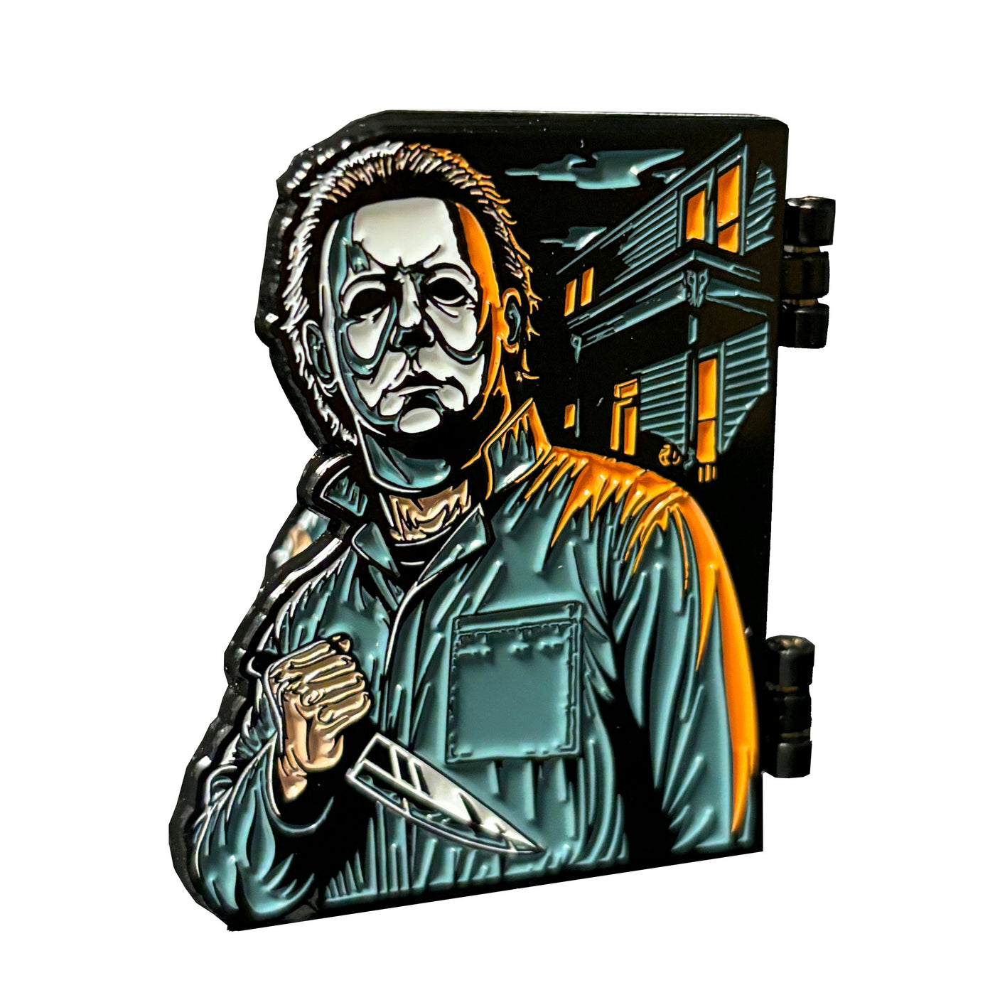 Michael Myers / Nick Castle Behind the Mask Double Hinged Enamel Pin - Limited Release