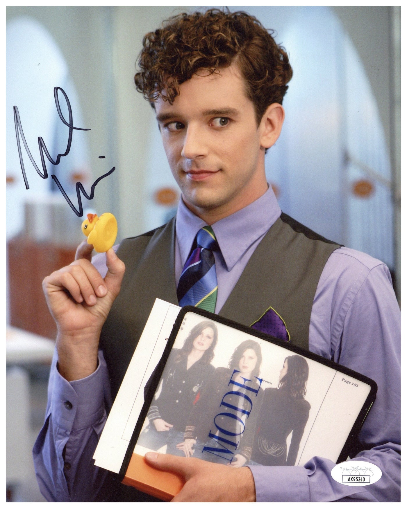 Michael Urie Signed 8x10 Photo Ugly Betty Autographed JSA COA