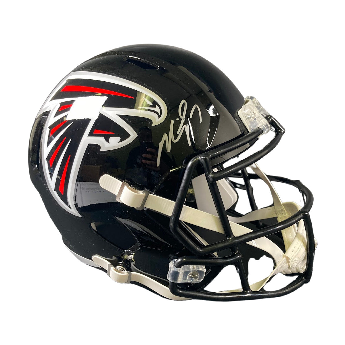Michael Vick Signed Atlanta Falcons FS Speed Helmet Autographed BAS COA 2